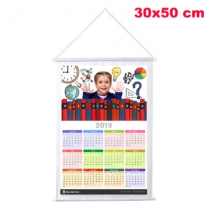 - Sublimasyon Bez Takvim 30x50 cm  - Sublimasyon Bez Takvim 30x50 cm