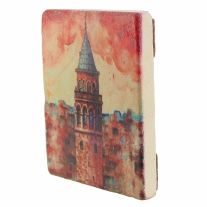 - Sublimasyon Taş Bardak Altlığı 10x10 cm - Limra (1)  - Sublimasyon Taş Bardak Altlığı 10x10 cm - Limra (1)