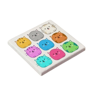  - Sublimasyon Taş Bardak Altlığı 10x10 cm - Limra