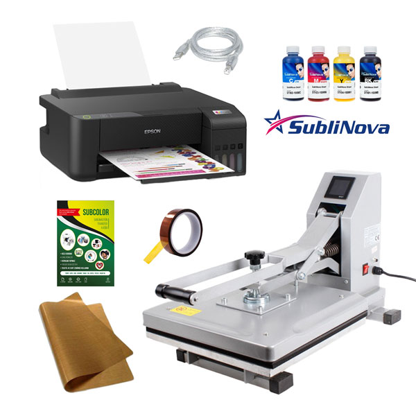 Sublimasyon Transfer Baskı Seti (HP3803+Epson L1250) - 1