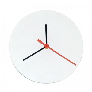 - Sublimasyon Yuvarlak Cam Saat 18 cm (1)  - Sublimasyon Yuvarlak Cam Saat 18 cm (1)