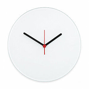 Sublimasyon Yuvarlak Cam Saat 18 cm