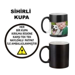 - Sublimasyon Porselen Siyah Sihirli Kupa-Kutulu (1)  - Sublimasyon Porselen Siyah Sihirli Kupa-Kutulu (1)