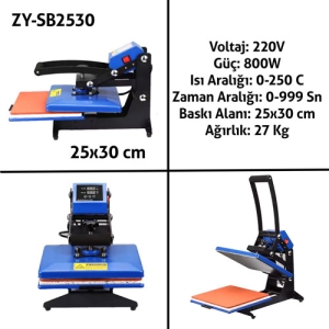 - Düz Transfer Baskı Presi 25X30 cm (1) - Düz Transfer Baskı Presi 25X30 cm (1)