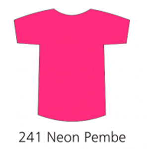 Tubitherm Flock 241 / Neon Pembe / 50 cm x 1 metre (1)