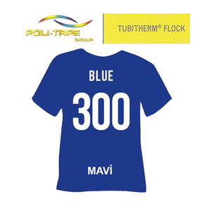 - Tubitherm Flock 300 / Mavi / 50 cm x 1 metre  - Tubitherm Flock 300 / Mavi / 50 cm x 1 metre
