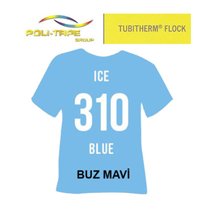 - Tubitherm Flock 310 / Buz Mavi / 50 cm x 1 metre  - Tubitherm Flock 310 / Buz Mavi / 50 cm x 1 metre