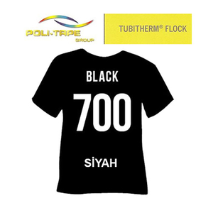 - Tubitherm Flock 700 / Siyah / 50 cm x 1 metre (1)  - Tubitherm Flock 700 / Siyah / 50 cm x 1 metre (1)
