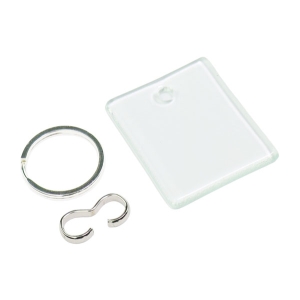  - UV Cam Anahtarlık Dikdörtgen 4x5 cm