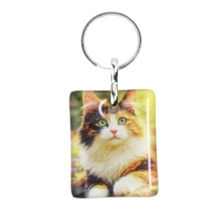  - UV Cam Anahtarlık Dikdörtgen 4x5 cm