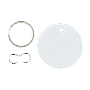  - UV Cam Anahtarlık Yuvarlak 4,5 cm