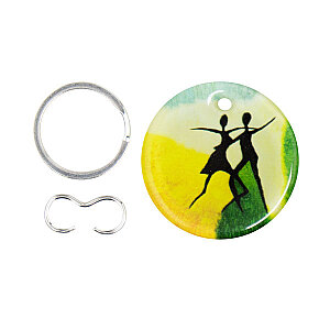  - UV Cam Anahtarlık Yuvarlak 4,5 cm (1)