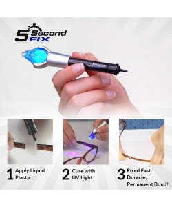 - 5 Second Fix Kristal Cam Yapıştırıcı ve UV Işık (1)  - 5 Second Fix Kristal Cam Yapıştırıcı ve UV Işık (1)