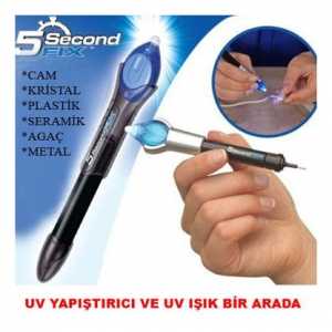 - 5 Second Fix Kristal Cam Yapıştırıcı ve UV Işık  - 5 Second Fix Kristal Cam Yapıştırıcı ve UV Işık