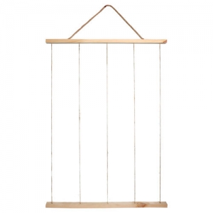 Uzun İpli Mandallı Ahşap Anı Çerçevesi 60x80 cm (1)