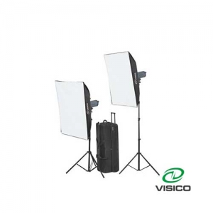 Visico - Visico Excel VCHH-600 Paraflaş Seti (2 kafa)