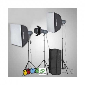 Visico - Visico VL-400 Paraflaş Seti (3 kafa)