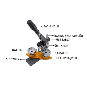 - Buton Rozet Makine Gövdesi (Kalıpsız) (1) - Buton Rozet Makine Gövdesi (Kalıpsız) (1)