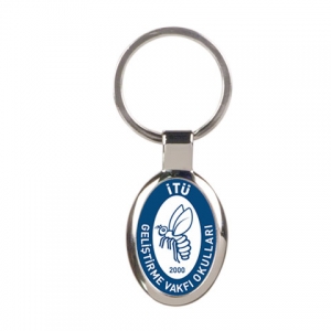 - Sublimasyon Metal Oval Anahtarlık  - Sublimasyon Metal Oval Anahtarlık