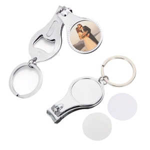 Sublimasyon Metal Tırnak Makası Anahtarlık - 4