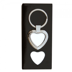 Sublimasyon Metal Kalp Anahtarlık - 4