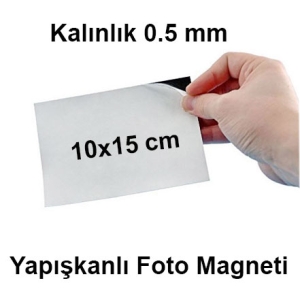 Yapışkanlı Fotoğraf Magneti 10x15 cm - 3