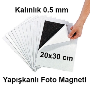 - Yapışkanlı Fotoğraf Magneti 20x30 cm (1)  - Yapışkanlı Fotoğraf Magneti 20x30 cm (1)