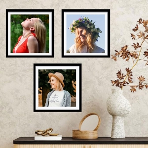 - Yapışkanlı Sök Tak 3 lü Paket Kare Çerçeve - Siyah (1)  - Yapışkanlı Sök Tak 3 lü Paket Kare Çerçeve - Siyah (1)