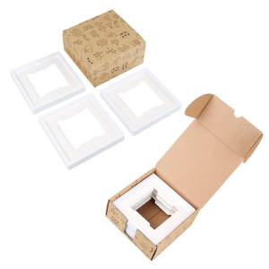  - Yapışkanlı Sök Tak 3 lü Paket Paspartulu Çerçeve - Beyaz